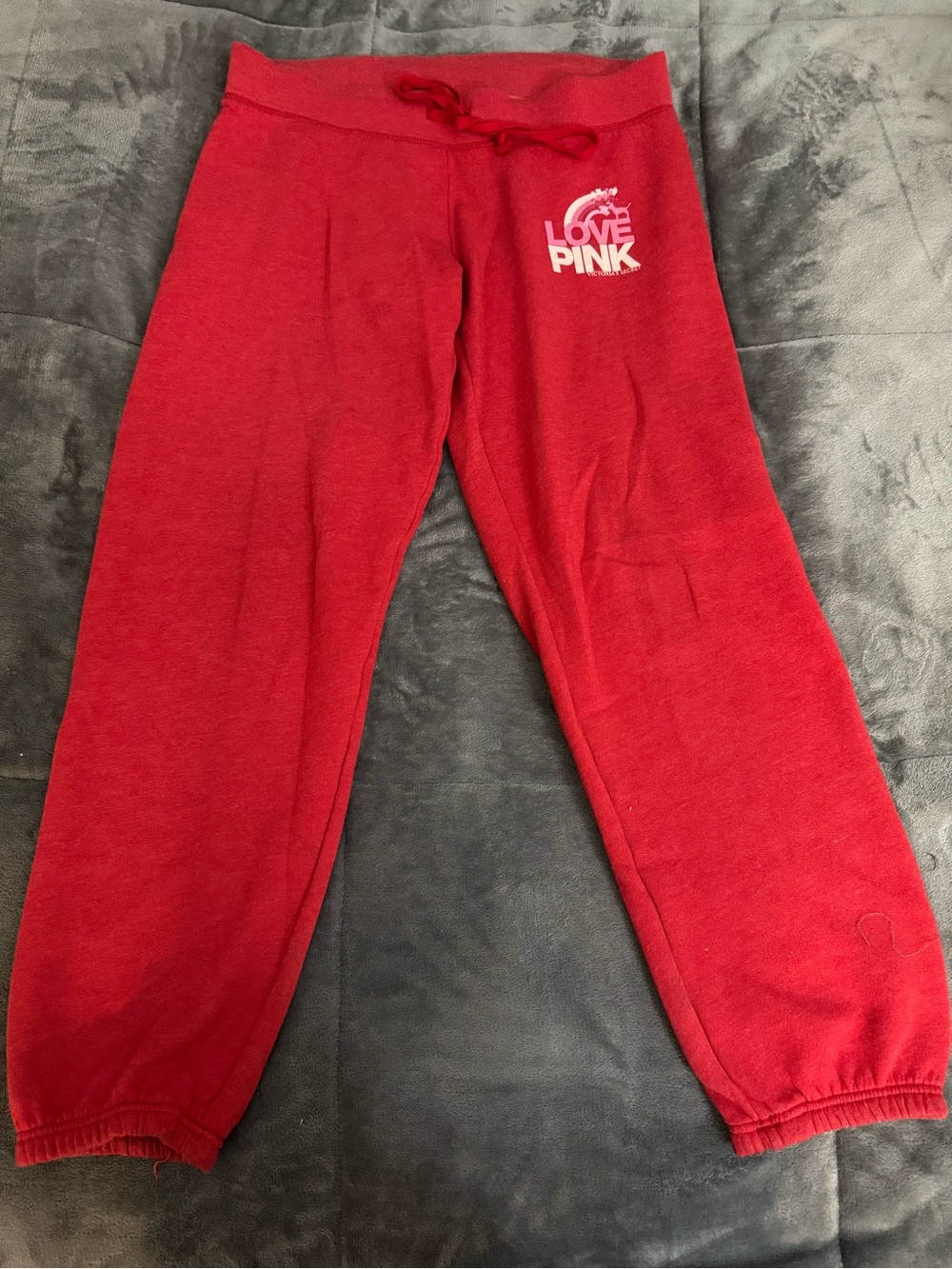 Victoria's Secret PINK Red Sweatpants- Vintage